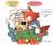 Size: 2000x1700 | Tagged: safe, artist:quaverdraws, gadget the wolf, lanolin the sheep, sheep, wolf, 2025, clothes, comic, couch, cup, dialogue, drink, duo, english text, female, gadget x lanolin, holding something, hot drink, male, shipping, shirt, sitting, speech bubble, straight, tired