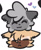 Size: 1017x1250 | Tagged: dead source, safe, artist:itsrainingswhelse, tangle the lemur, whisper the wolf, lemur, wolf, 2025, :<, beanbrows, cute, duo, ear piercing, earring, female, frown, head only, heart, lesbian, shipping, simple background, smile, tangabetes, tangle x whisper, whispabetes, white background