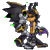 Size: 200x200 | Tagged: safe, artist:whimsical-wings, nicole the hololynx, shard the metal, lynx, 2017, animated, blank background, duo, female, gif, heart, male, robot, shardicole, shipping, snuggling, straight