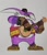 Size: 3000x3502 | Tagged: safe, artist:masaxmune23, big the cat, cat, sonic prime, 2024, catfish (character), guitar, holding something, male, musical instrument, smile, solo, standing, traditional media