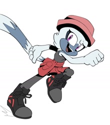 Size: 1884x2141 | Tagged: safe, artist:thenovika, tangle the lemur, cosplay, pokemon, serena (pokemon)