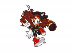 Size: 2048x1448 | Tagged: safe, artist:biolizard02, oc, 2023, commission, oc only, simple background, smile, solo, style emulation, uekawa style, white background