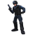 Size: 3000x3000 | Tagged: safe, artist:nibroc-rock, human, 2017, 3d, frown, g.u.n logo, g.u.n soldier, gun, holding something, male, pistol, pose, simple background, solo, solo male, transparent background, weapon