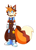 Size: 1202x1653 | Tagged: safe, artist:chaosfetti, miles "tails" prower, fox, 2024, arm fluff, belt, blue shoes, boots, clothes, ear fluff, eyebrow clipping through hair, eyewear on head, freckles, fully clothed, fur markings, gloves, goggles, goggles on head, male, neck fluff, overalls, redesign, shirt, simple background, smile, solo, solo male, standing, white background