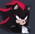 Size: 1258x1200 | Tagged: safe, artist:pirog-art, shadow the hedgehog, hedgehog, 2020, alternate outfit, bleeding, blood, bust, cheek fluff, chest fluff, ear fluff, ear piercing, earring, eyebrow piercing, face piercing, frown, grey background, icon, injured, jacket, male, piercing, scar, simple background, solo, solo male