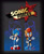 Size: 1024x1236 | Tagged: safe, artist:bohemianlizardking, sally acorn, sonic the hedgehog, chipmunk, hedgehog, sonic forces, 2017, duo, female, looking at viewer, male, pose, sally x sonic, sally's ringblader outfit, shipping, straight