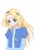 Size: 811x1200 | Tagged: artist needed, safe, maria robotnik, human, blushing, female, gift art, looking at viewer, simple background, smile, solo, white background