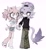Size: 2296x2491 | Tagged: safe, artist:renstuff, amy rose, blaze the cat, cat, hedgehog, alternate hairstyle, alternate outfit, amy x blaze, amybetes, blazebetes, blushing, cute, duo, female, holding hands, lesbian, looking at each other, looking at them, pants, shipping, shorts, simple background, smile, standing, white background