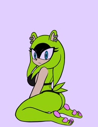 Size: 1583x2048 | Tagged: suggestive, artist:gatoomiope, surge the tenrec, underwear