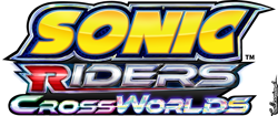 Size: 3978x1665 | Tagged: safe, artist:carlosonicool, 2026, english text, logo, no characters, signature, simple background, sonic racing crossworlds, sonic riders, text, transparent background