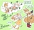 Size: 2048x1812 | Tagged: safe, artist:mercybhk, cream the rabbit, miles "tails" prower, oc, oc:villain miles, comic:where was my hero?, aged up, cream x tails, dialogue, green background, laughing, outline, sfx, shipping, simple background, skidding, speech bubble, standing, straight, thought bubble
