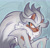 Size: 2048x1981 | Tagged: safe, artist:hasuuky, silver the hedgehog, hedgehog, 2026, arm fluff, back fluff, brown nose, cheek fluff, chest fluff, echo background, fluffy, frown, fur markings, head fluff, hip fluff, knee fluff, leg fluff, looking at viewer, male, neck fluff, obtrusive watermark, signature, solo, watermark