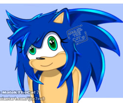 Size: 1271x1063 | Tagged: safe, artist:malekthecat7, sonic the hedgehog, gender swap