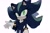 Size: 2048x1335 | Tagged: safe, artist:makkiy_0, mephiles the dark, hedgehog, 2026, chest fluff, eyelashes, featureless breasts, female, gender swap, looking at viewer, no mouth, signature, simple background, solo, white background