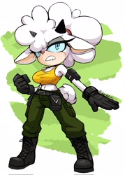 Size: 1463x2048 | Tagged: safe, artist:artsjohng, lanolin the sheep