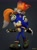 Size: 1523x2048 | Tagged: safe, artist:_nav_o, mangey, sonic the hedgehog, fox, hedgehog, sonic prime, 2026, 3d, duo, gloves, gradient background, looking at them, shoes, standing