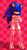 Size: 1072x1994 | Tagged: safe, artist:shadisfaction, sonic the hedgehog, hedgehog, 2018, belly button, bodysuit, boots, checkered background, clothes, ear fluff, eyelashes, female, gender swap, hands together, lidded eyes, lineless, looking at viewer, signature, smile, smiling at viewer, solo, standing, thigh high boots, watermark