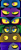 Size: 849x2000 | Tagged: safe, artist:calicodarkia, master zik, zavok, zazz, zeena, zomom, zor, zeti, 2026, deadly six, eye clipping through hair, female, freckles, glowing eyes, group, hair over one eye, looking at viewer, male, sonic lost world, yellow sclera