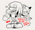 Size: 1519x1349 | Tagged: safe, artist:thomas_rsvd, knuckles the echidna, sonic the hedgehog, echidna, hedgehog, 2024, character name, duo, english text, eyes closed, grey background, greyscale, grin, idw sonic the hedgehog, lidded eyes, looking at viewer, male, monochrome, simple background, smile, standing, star (symbol)