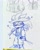Size: 1652x2048 | Tagged: safe, artist:soramame447, silver the hedgehog, hedgehog, coat, goggles, holding something, male, monochrome, pants, penwork, simple background, sketch, ski goggles, skiis, solo, standing, traditional media, white background, winter outfit