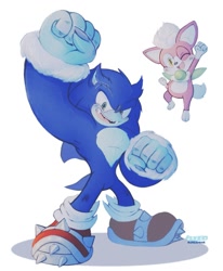 Size: 1231x1496 | Tagged: safe, artist:jazzmm15, chip, sonic the hedgehog, sonic the werehog