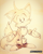 Size: 1584x1993 | Tagged: safe, artist:neostricker, miles "tails" prower, 2022, classic tails, gradient background, head tilt, looking at viewer, monochrome, smile, smiling at viewer, solo, standing