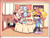 Size: 1135x867 | Tagged: safe, artist:meliahboon, amy rose, bunnie rabbot, hedgehog, rabbit, 2025, baking, berry, cake, duo, female, food, fruit, kitchen, roboticized, strawberry