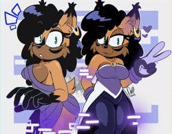 Size: 2450x1900 | Tagged: suggestive, artist:darkwolfhybrid, nicole the hololynx