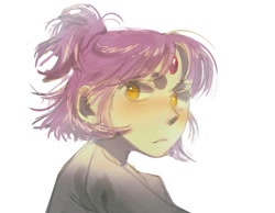 Size: 1003x778 | Tagged: safe, artist:cham__623, blaze the cat, human, 2022, humanized, simple background, solo, white background