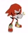 Size: 1166x1416 | Tagged: safe, artist:bb_meronpan, knuckles the echidna, echidna, 2025, looking at viewer, male, mouth open, simple background, solo, standing, white background