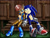 Size: 1300x998 | Tagged: safe, artist:zeiram0034, sally acorn, sonic the hedgehog, chipmunk, hedgehog, 2011, building, cybernetic, duo, female, house, knothole, looking at each other, male, sally x sonic, sally's vest and boots, shipping, straight