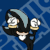 Size: 50x50 | Tagged: safe, artist:sonicgirlfriend65, editor:mephadow-emer1814, mephiles the dark, 2025, animated, dancing, edit, emoticon, flat colors, gif, looking at viewer, low res, solo