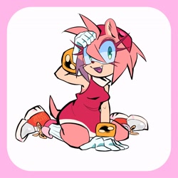 Size: 2048x2048 | Tagged: safe, artist:retrodaze101, amy rose