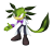 Size: 1572x1360 | Tagged: safe, artist:killerboss2, 2024, axolotl, grimer, hand behind back, mobianified, redesign, simple background, smile, solo, sonic the comic, species swap, standing, transparent background