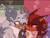 Size: 1079x810 | Tagged: safe, artist:catboyjailcell, shadow the hedgehog, silver the hedgehog, hedgehog, 2024, bisexual, bisexual pride, cheek to cheek, cute, duo, duo male, fur markings, gay, heart hands, looking at each other, male, males only, mlm pride, pride, pride flag, pride flag background, shadow x silver, shadowbetes, shipping, silvabetes, smile, star (symbol), wink