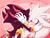 Size: 1024x768 | Tagged: safe, artist:8-minly-8, shadow the hedgehog, silver the hedgehog, hedgehog, 2018, abstract background, blushing, duo, duo male, gay, heart, holding each other, kiss, lidded eyes, looking at each other, male, outline, shadow x silver, shipping, signature, smile, white outline