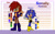 Size: 2048x1267 | Tagged: safe, artist:galacticghoste, oc, oc:alec acorn, oc:sienna the hedgehog, chipmunk, hedgehog, 2024, alternate universe, au:youthlegacy, brother and sister, duo, english text, fankid, female, looking at viewer, male, parent:sally, parent:sonally, parent:sonic, pose, reference sheet, sally x sonic, shipping, siblings, straight, top surgery scars, trans male, transgender