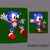 Size: 1280x1280 | Tagged: safe, artist:manfred_rdart07, sonic the hedgehog, hedgehog, sonic the hedgehog (1991), 2026, arms out, balancing, classic sonic, classic sonic (universe), frown, looking offscreen, male, redraw, reference inset, solo