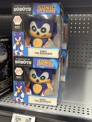 Size: 5712x4284 | Tagged: safe, photographer:undeadponysoldier, sonic the hedgehog, hedgehog, cursed, irl, male, merchandise, photo, solo, walmart