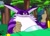 Size: 1098x801 | Tagged: safe, editor:flamez 137, big the cat, cat, 2019, car, driving, edit, looking ahead, looking offscreen, male, middle finger, outdoors, solo, team sonic racing overdrive, tree, vehicle