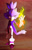 Size: 1151x1780 | Tagged: safe, artist:demonhedgehog, blaze the cat, 2017, abstract background, fire, fire hand, flame, front view, frown, lidded eyes, looking at viewer, shadow (lighting), solo, standing