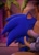 Size: 800x1099 | Tagged: suggestive, artist:_nav_o, artist:navarritoart, miles "tails" prower, nine, sonic the hedgehog, sonic prime, 2026, 3d, age difference, blushing, duo, eyes closed, gay, holding each other, hugging, nine x sonic, outdoors, palm tree, pinning them, shipping, show accurate, side view, sonic x tails, tree