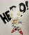 Size: 1720x2048 | Tagged: safe, artist:juniooneonone40, sonic the hedgehog, super sonic, 2026, alternate eye color, bleeding, bleeding from mouth, blood, classic sonic, english text, looking at viewer, reaching out, reaching towards the viewer, scuff mark, smile, solo, standing, super form, text, traditional media