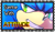 Size: 99x57 | Tagged: safe, artist:f-sonic, sonic the hedgehog, 2015, deviantart stamp, english text, lidded eyes, seme, smile, solo, text