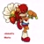 Size: 2048x2048 | Tagged: safe, artist:blnkn01z, sally acorn, chipmunk, 2026, alternate outfit, clothes, female, flower, fruit, holding something, looking at viewer, redraw, simple background, smile, smiling at viewer, solo, strawberry, text, white background