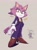 Size: 1320x1792 | Tagged: safe, artist:galaxylover06, blaze the cat, silver the hedgehog, cat, hedgehog, alternate outfit, book, clothes, female, fully clothed, grey background, heels, holding something, looking at them, looking at viewer, male, paperwork, simple background, suit