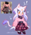Size: 1000x1139 | Tagged: safe, artist:einelitas, oc, oc:nymph the cat (einelitas), cat, 2024, alternate outfit, clothes, collar, dress, exclamation mark, fankid, female, irl human, necklace, oc only, parent:blaze, parent:silver, parents:silvaze, simple background, solo, sparkles, speech bubble