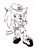 Size: 1044x1417 | Tagged: safe, artist:66kuya99, sonic the hedgehog, hedgehog, 2025, clothes, cowboy hat, english text, fully clothed, greyscale, grin, hat, lidded eyes, looking at viewer, male, monochrome, simple background, smile, smiling at viewer, solo, standing, white background