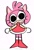 Size: 1200x1755 | Tagged: safe, artist:vixendaize, amy rose, 2026, amybetes, cute, derp, flat colors, simple background, solo, standing, white background