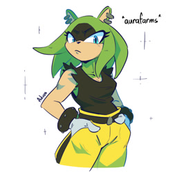 Size: 1024x1024 | Tagged: safe, artist:advosart, surge the tenrec